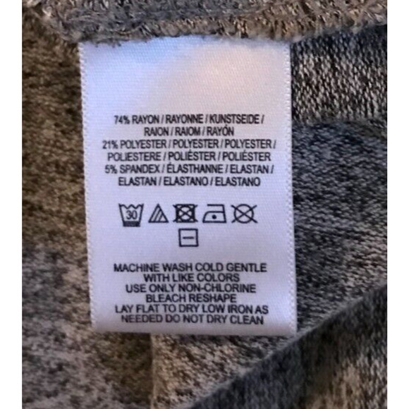 Anthropologie Postmark Heathered Long-Sleeve Swing Top - Size Small - Picture 7 of 8